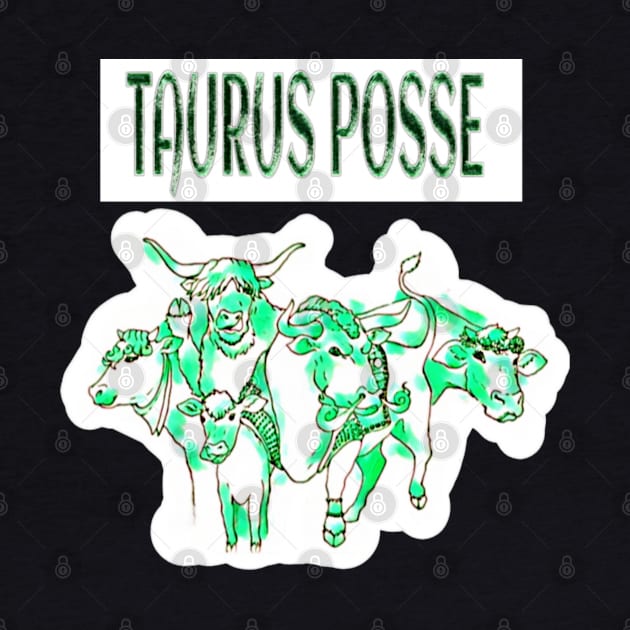 Taurus Posse Emerald Herd - Banner - Double-sided by Subversive-Ware 